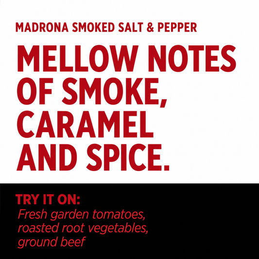 Madrona Smoked Pepper Salt Grinder