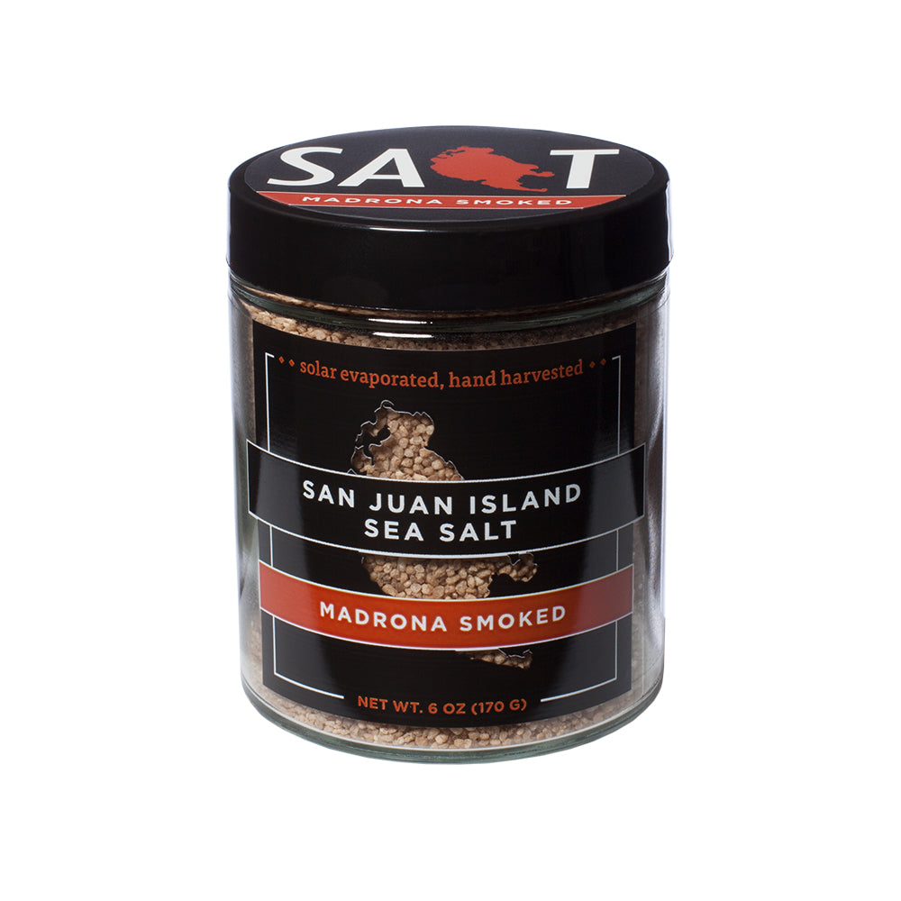 San Juan Island Sea Salt - Madrona Smoked Pepper Grinder