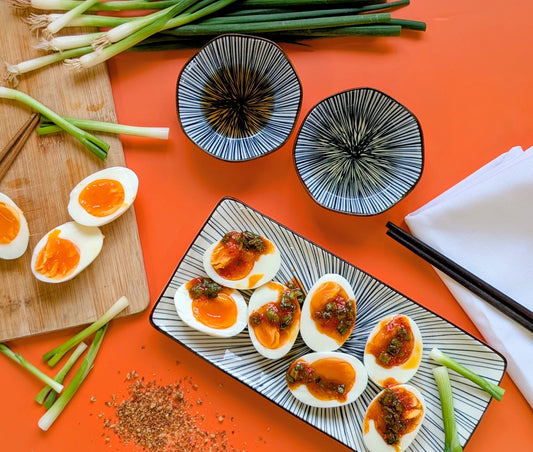 Kimchi Jammy Eggs