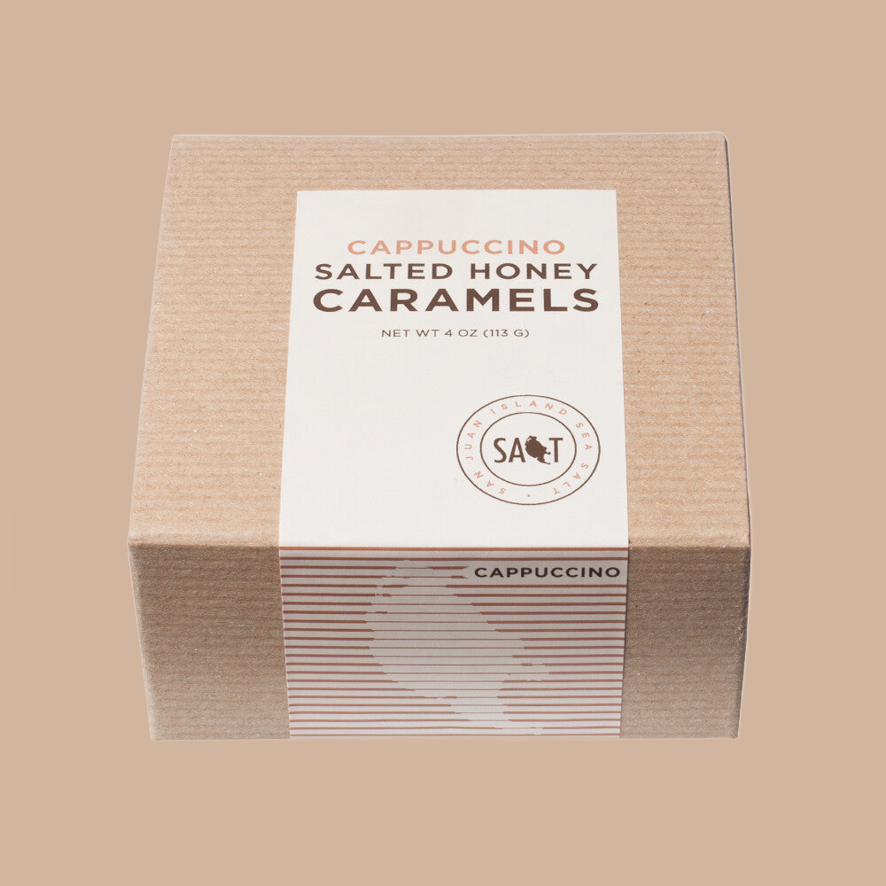 Cappuccino Salted Honey Caramels