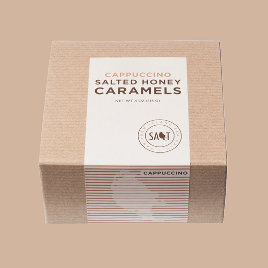 Cappuccino Salted Honey Caramels