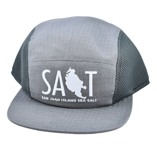 Grey Mesh Sport Salt Hat