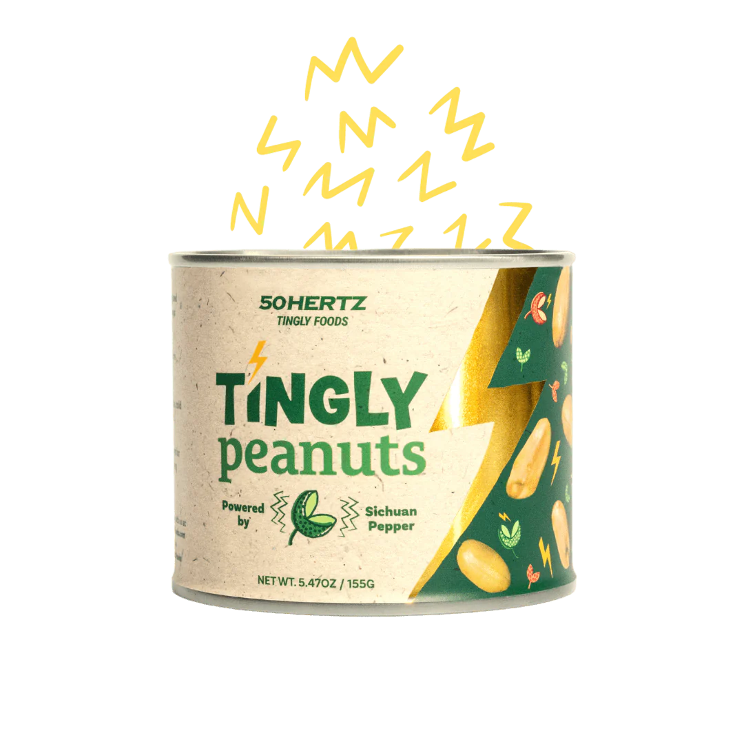 50 Hertz Tingly Cashews and Peanuts