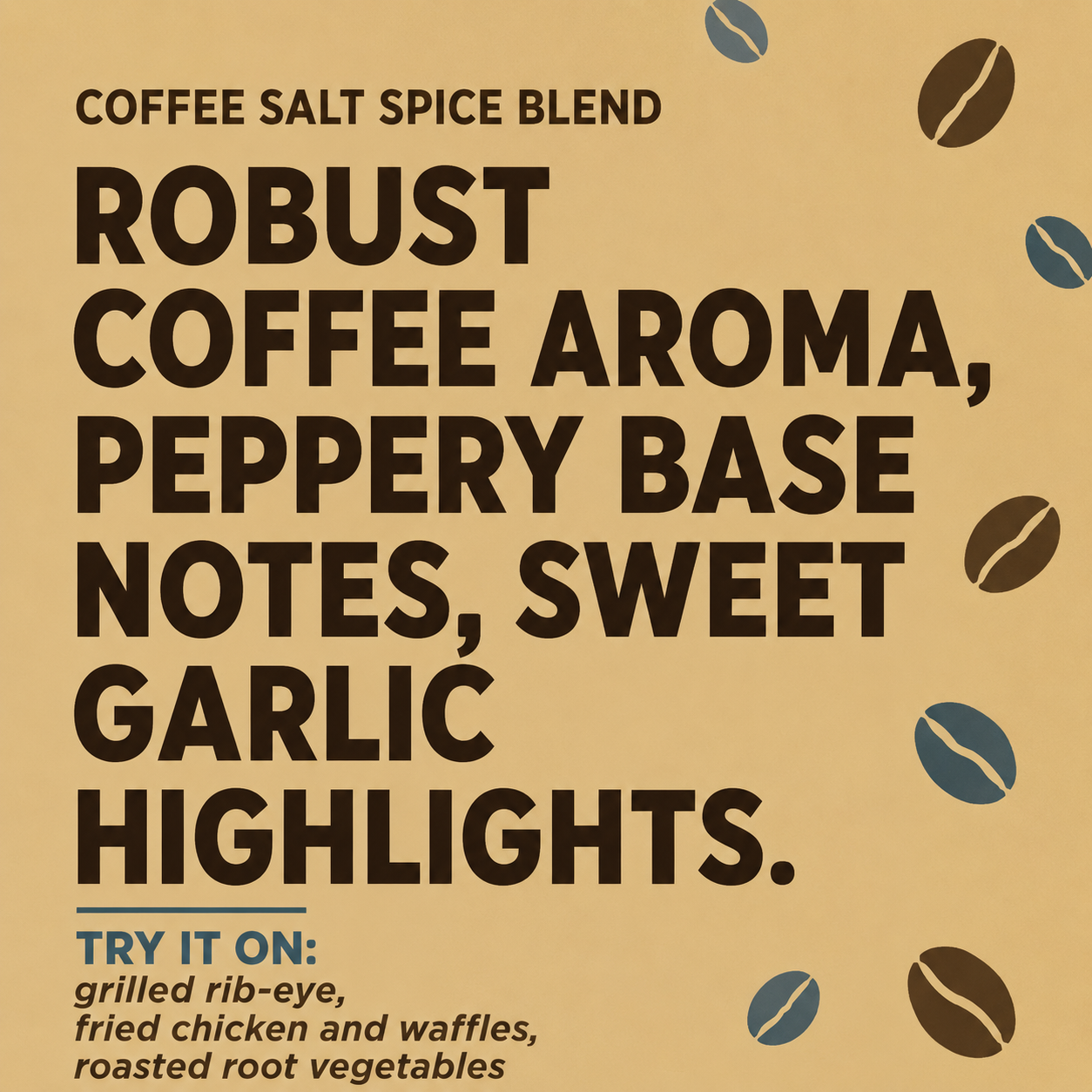 Coffee Salt Spice Blend