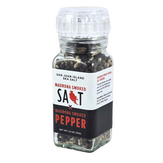Madrona Smoked Pepper Salt Grinder