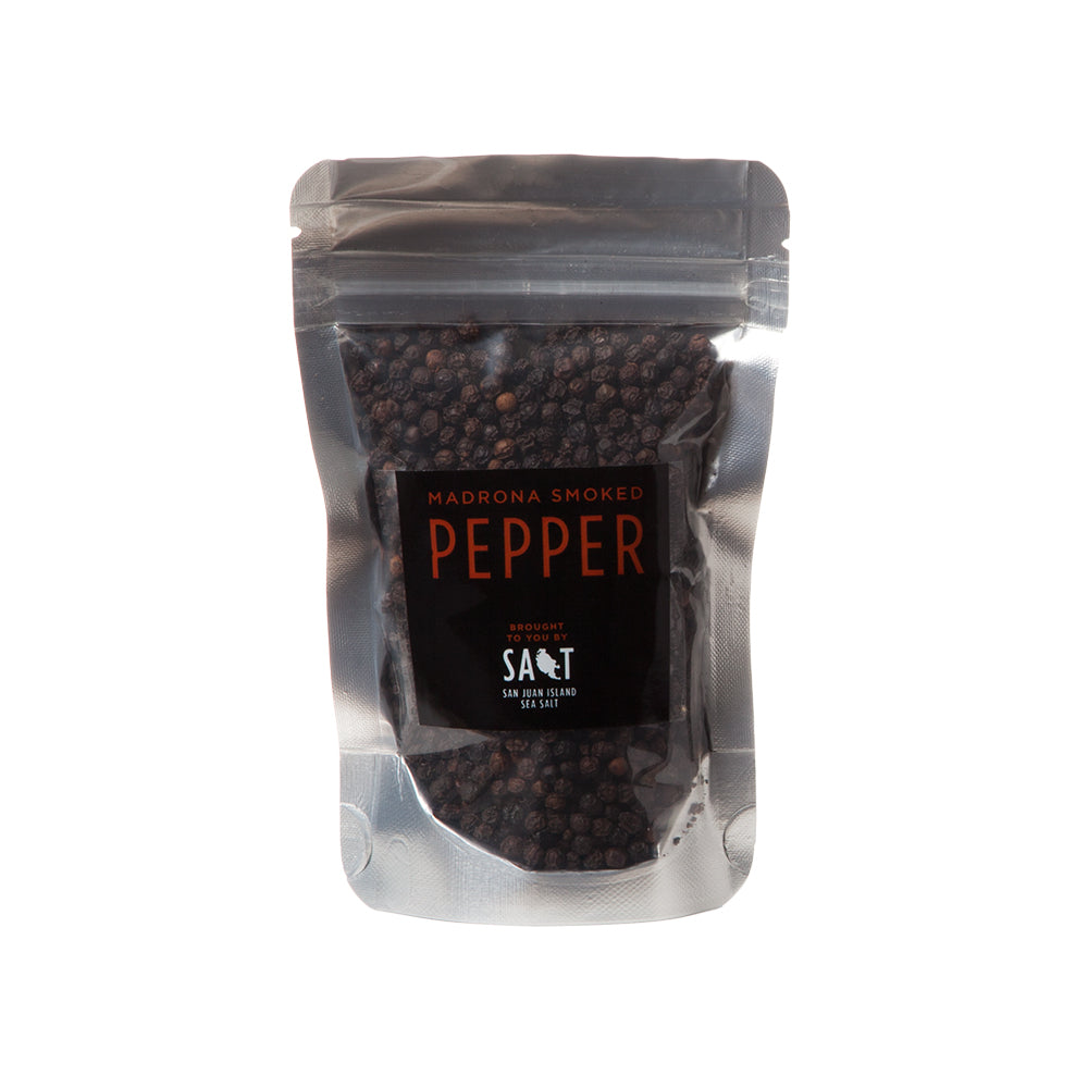 Madrona Smoked Pepper Grinder – San Juan Island Sea Salt